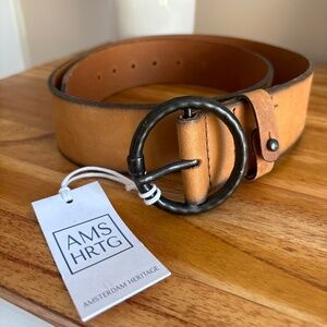 Premium Italian Leather Belt - Amsterdam Heritage